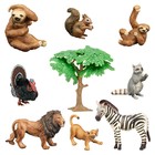 Набор фигурок «Мир диких животных», 9 фигурок - фото 303338354