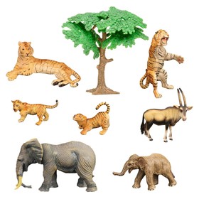Набор фигурок «Мир диких животных», 8 фигурок