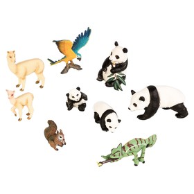 Набор фигурок «Мир диких животных», 9 фигурок