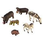Набор фигурок «Мир диких животных», 6 фигурок - фото 303338735
