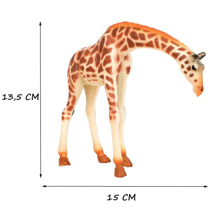 Набор фигурок «Мир диких животных: семья жирафов», 2 фигурки - фото 1906387229