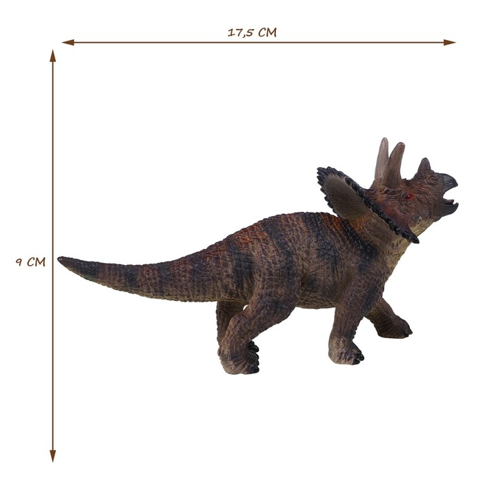 Фигурка динозавра «Мир динозавров: трицератопс» - фото 1907835726