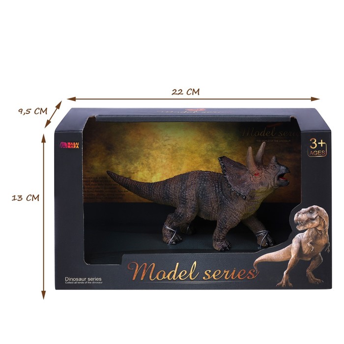 Фигурка динозавра «Мир динозавров: трицератопс» - фото 1907835729