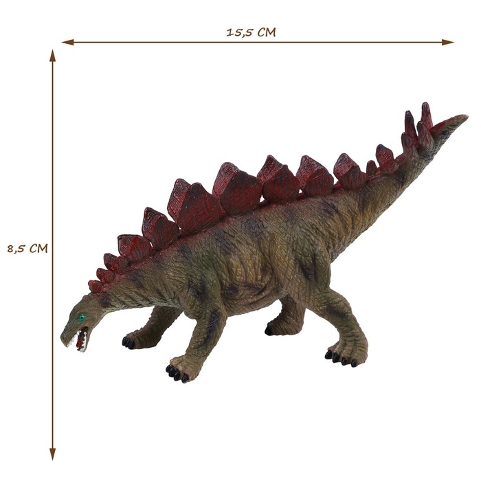 Фигурка динозавра «Мир динозавров: стегозавр» - фото 1907835753