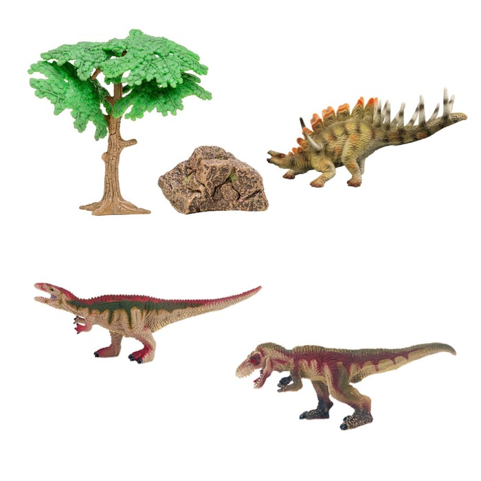 Набор фигурок «Мир динозавров», 5 фигурки - фото 1906387533