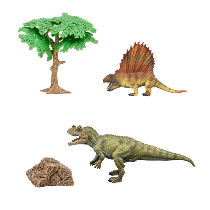 Набор фигурок «Мир динозавров», 4 фигурки - фото 1906387535