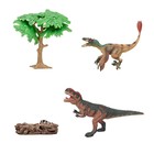Набор фигурок «Мир динозавров», 4 фигурки - фото 301007878