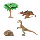 Набор фигурок «Мир динозавров», 4 фигурки - фото 301007879