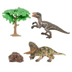 Набор фигурок «Мир динозавров», 4 фигурки - фото 301007881