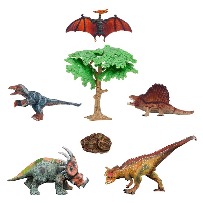 Набор фигурок «Мир динозавров», 7 фигурок - фото 1906387552