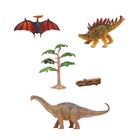 Набор фигурок «Мир динозавров», 5 фигурок - фото 294048569