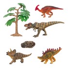 Набор фигурок «Мир динозавров», 6 фигурок - Фото 1