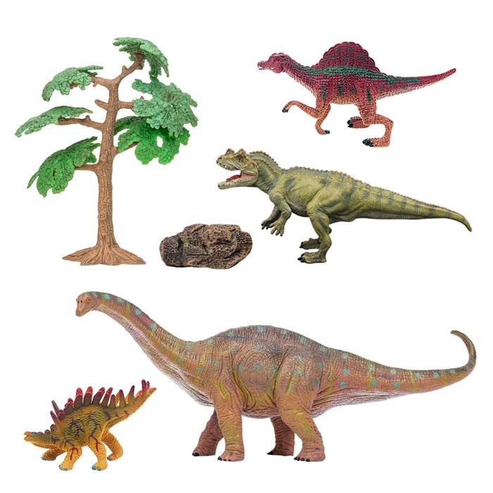 Набор фигурок «Мир динозавров», 6 фигурок - фото 1906387607