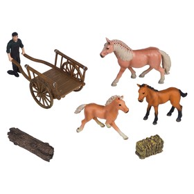 Набор фигурок «Мир лошадей», 7 предметов