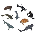 Набор фигурок «Мир морских животных», 8 фигурок - фото 109967926