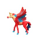 Фигурка «Мир фэнтези: красный жеребёнок-единорог с крыльями» - фото 109968134