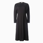 Платье женское трикотажное MINAKU: Basic line цвет черный, р-р 42 9467607 - фото 11183093