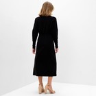 Платье женское трикотажное MINAKU: Basic line цвет черный, р-р 44 - Фото 5