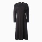 Платье женское трикотажное MINAKU: Basic line цвет черный, р-р 44 - Фото 6