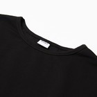 Платье женское трикотажное MINAKU: Basic line цвет черный, р-р 48 - фото 806319459