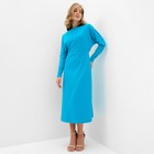 Платье женское трикотажное MINAKU: Basic line цвет мятный, р-р 44 - фото 3243503