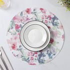 Салфетки сервировочные на стол Доляна «Акварель. Круг», 4 шт., d=38 см - Фото 2