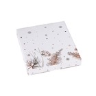 Тарелка фарфоровая Доляна «Дед Мороз и олени», d=25,5 см, цвет белый - фото 24293152