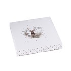 Блюдо сервировочное Доляна «Лесная сказка», 20×20×2,5 см, цвет белый - фото 22833320