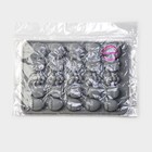 Форма для мармелада Доляна «Фрукты», силикон, 21,3×14,4×1,5 см, 25 ячеек (3×2 см), цвет серый 9613351 - фото 16954344