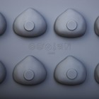 Форма для конфет и шоколада Доляна «Орешки», силикон, 30×17.5×1.5 см, 24 ячейки (3×2.6 см), серая - Фото 5