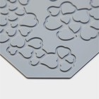 Коврик для айсинга Доляна «Сердца», силикон, 18×14,2×0,3 см , цвет серый - фото 7537281