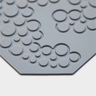 Коврик для айсинга Доляна «Пузыри», силикон, 18,5×14×0,3 см, цвет серый - Фото 2