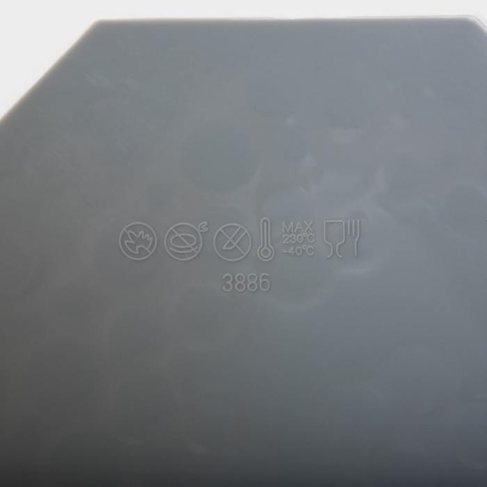 Силиконовый коврик для айсинга Доляна «Пузыри», 18,5×14×0,3 см, цвет серый