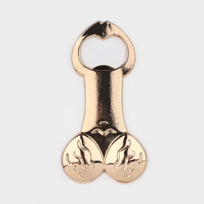 Открывашка «Маленький помощник», 11.5×6 см, золотистая - Фото 1