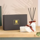 Набор диффузор 100 мл+свеча 6×9 см, жасмин, белый - Фото 2