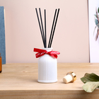 Набор диффузор 100 мл+свеча 6×9 см, жасмин, белый - Фото 8