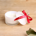 Набор диффузор 100 мл+свеча 6×9 см, жасмин, белый - Фото 9