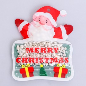 Пакет подарочный "Счастливого рождества", с zip-lock застежкой 14,5 х 18 см