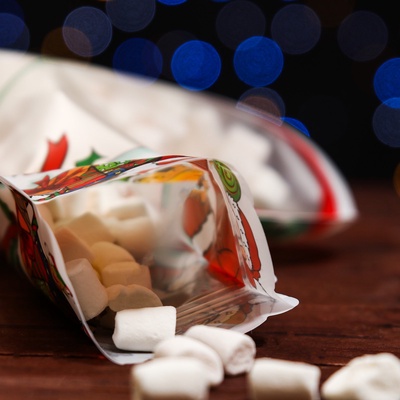 Пакет подарочный новогодний «Подарки», с zip - lock застежкой 16×21 см