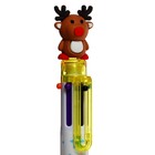 Ручка шариковая автоматическая "Новый год", 6-ти цветная, МИКС - Фото 4