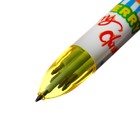 Ручка шариковая автоматическая "Новый год", 6-ти цветная, МИКС - Фото 3
