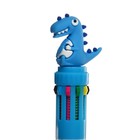 Ручка шариковая автоматическая, 10 цветов, «Дракон», МИКС - Фото 3