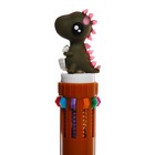 Ручка шариковая автоматическая, 10 цветов, «Дракон», МИКС - Фото 4