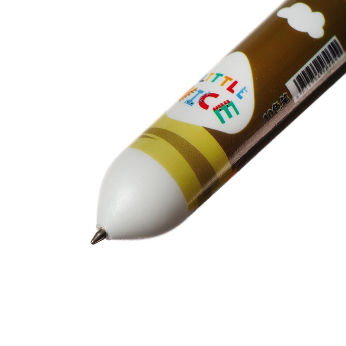 Ручка шариковая автоматическая, 10-ти цветная, Дракон МИКС