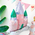 Шар фольгированный 33" «Замок», цвет розовый, под воздух - фото 22870031