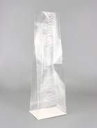 Пакет с жестким дном «Прозрачный», 11×17×55 см - Фото 1