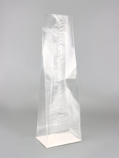 Пакет с жестким дном «Прозрачный», 11×17×55 см