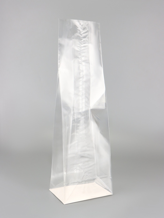 Пакет с жестким дном «Прозрачный», 11×17×55 см - Фото 1