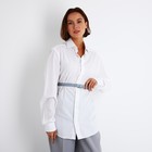 Ремень женский, ширина 2,2 см, пряжка металл, цвет голубой - фото 23133606