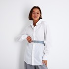 Ремень женский, ширина 2,3 см, пряжка металл, цвет голубой - фото 23133612